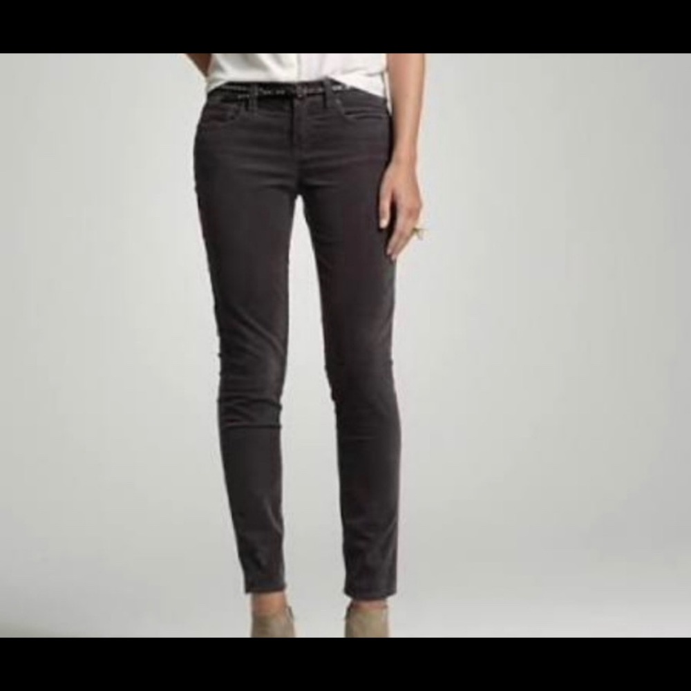 Jcrew toothpick corduroy grey size 28